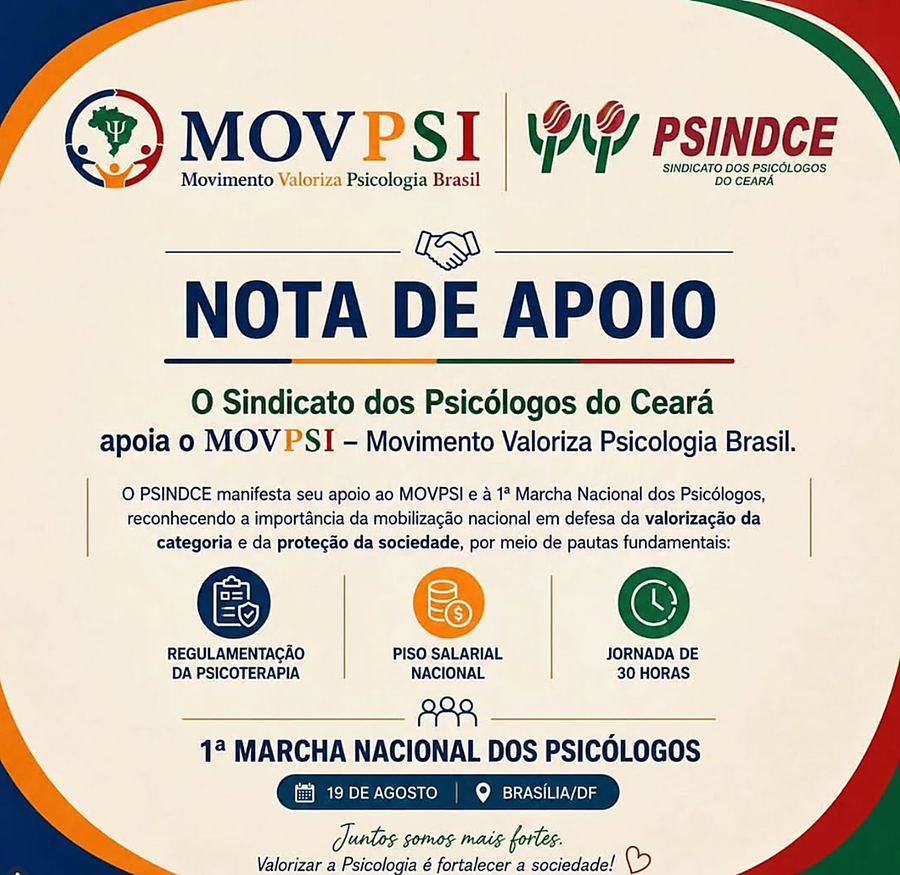 Publicação do @psindce_ no Instagram