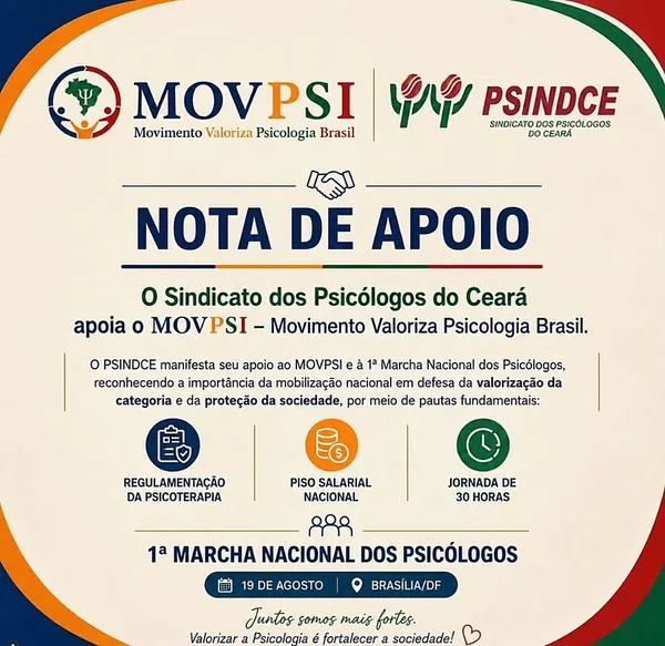 Publicação do @psindce_ no Instagram